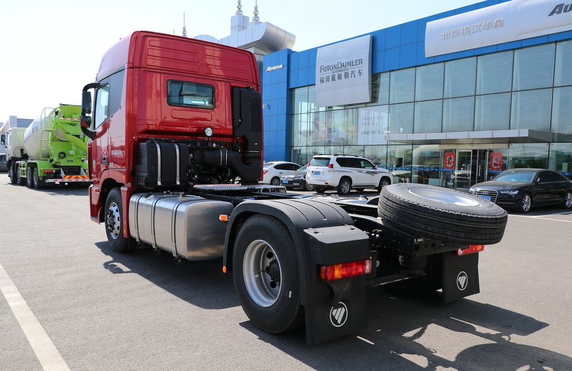 Camión tractor Foton EST ZF caja de cambios hoja de primavera 4 * 2 modo de dirección 490hp motor Cummins Euro 6