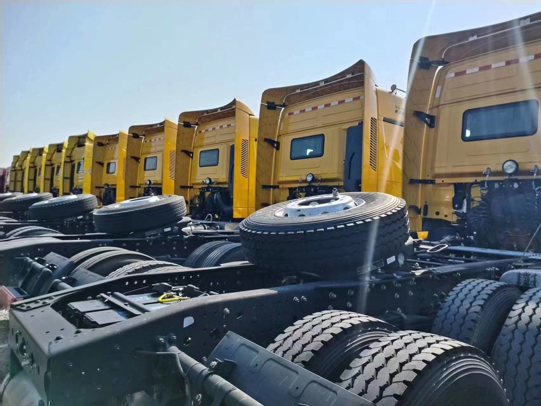Nuevos camiones tractor 6*4 Foton GTL Caballo 510hp Color amarillo 10 neumáticos automáticos 2021 año