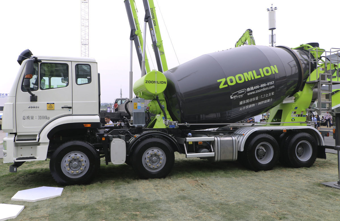 Camión mezclador de hormigón Ghana Hohan J5G 8*4 Chasis Zoomlion Cisterna 8M3 Motor diésel 310 hp