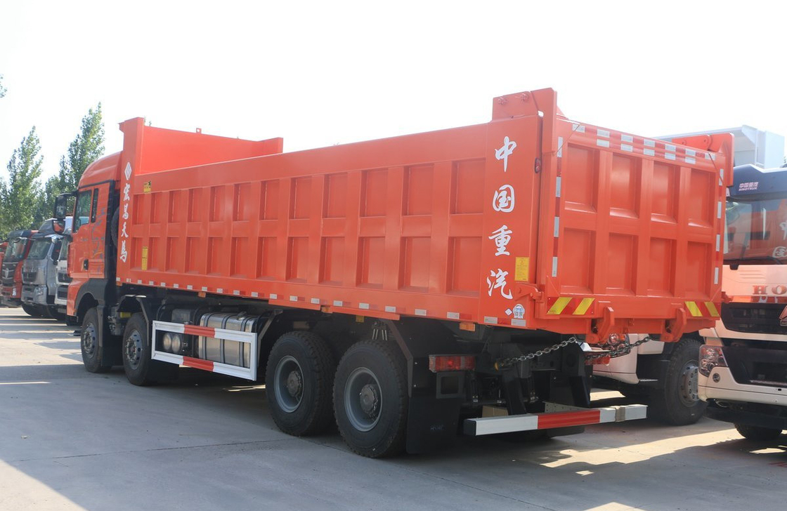 Sinotruk Uk camiones de tirón usados 8×4 Sitrak G7H de trabajo pesado 12.5L desplazamiento de una sola cama