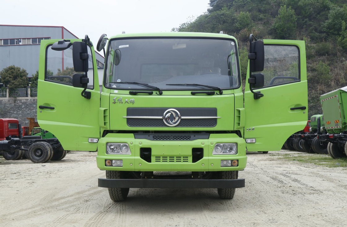 Camiones usados de pequeña capacidad 4*2 camión de descarga de Dongfeng camión de descarga de Tianjin cabina única carga 10 toneladas