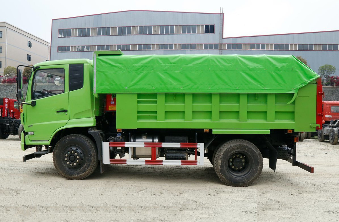 Camiones usados de pequeña capacidad 4*2 camión de descarga de Dongfeng camión de descarga de Tianjin cabina única carga 10 toneladas