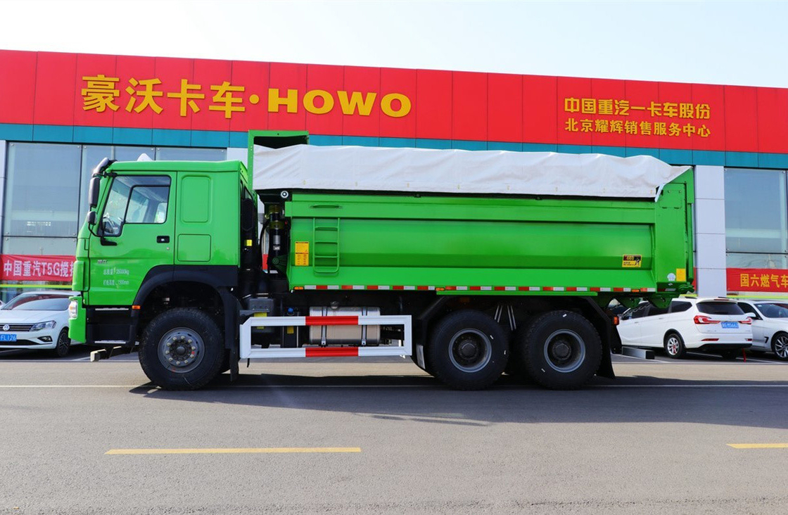 Sino Truck Moteur 400 Weichai Motor 6×4 Howo Dumper Truck Leaf Spring 10 Ruedas Transporte por carretera