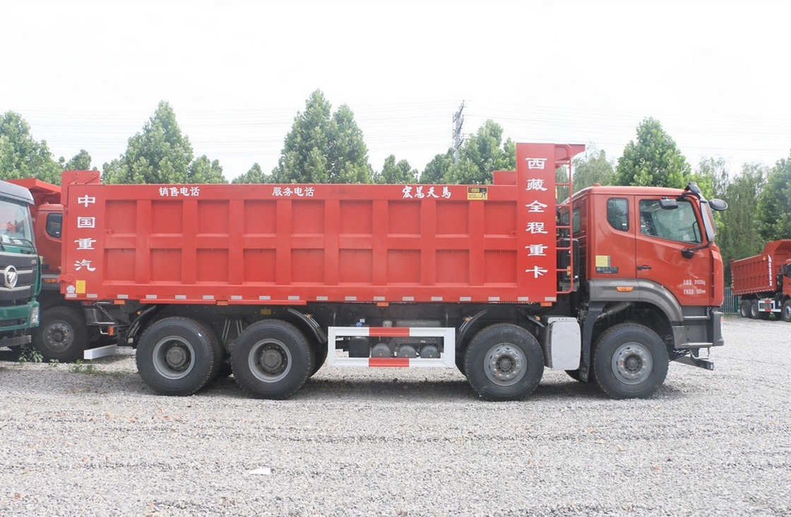 Camión Sino de 60 t Motor diesel de 440 hp Hohan Tipper 8 × 4 Transporte de minería
