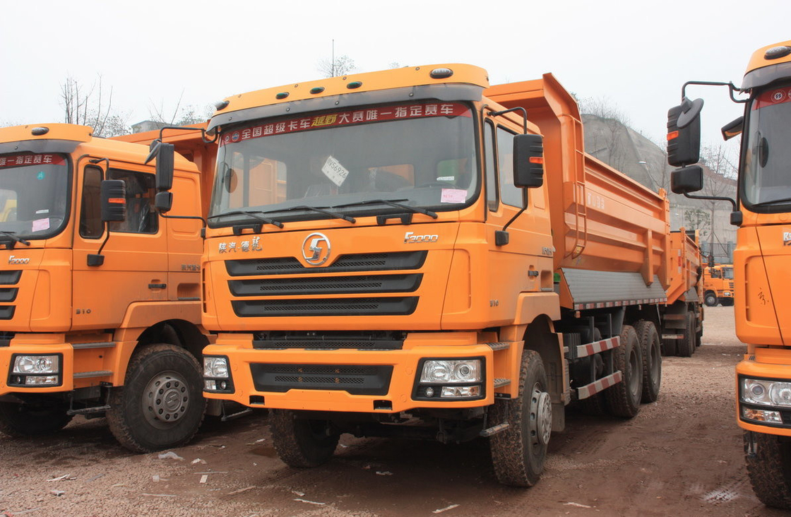 Camión de descarga 6*4 Shacman F3000 Eruo 3 310hp Weichai Caja en forma de U carga 30 toneladas LHD&RHD