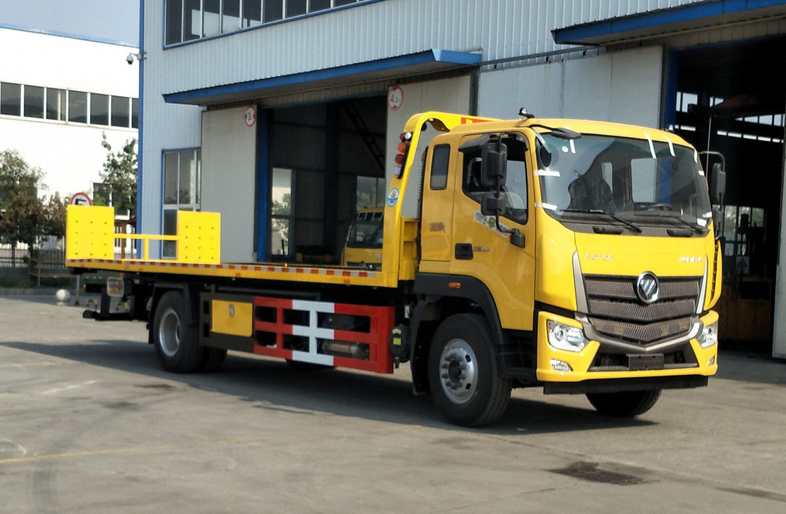 7 toneladas de camión destructor Foton Cummins Motor 210hp cama plana 4 * 2 modo de conducción 10,5 metros de largo