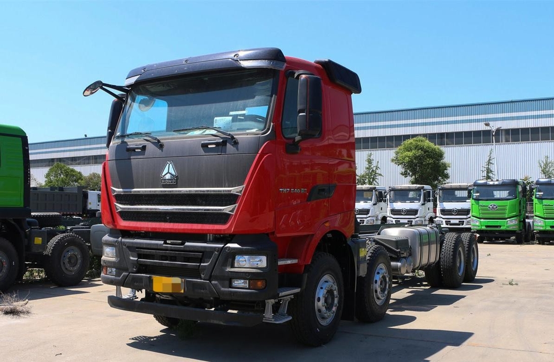 Nuevo camión Howo de 40 toneladas instalado con cabina de 8 metros Howo TH7 Tipper 540hp Sinotruck motor