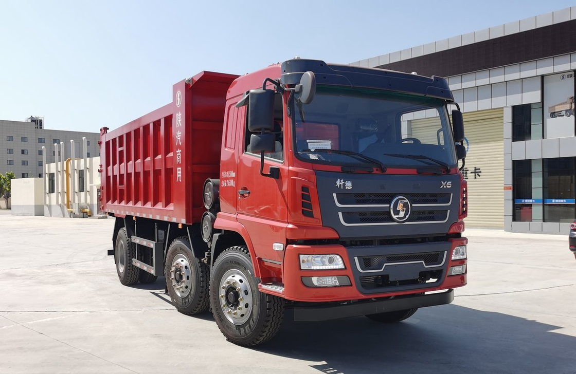 Camión de descarga Cebu para Shacman X6 Tipper 220hp Motor Yuchai con 8 ruedas FAST 10 velocidades