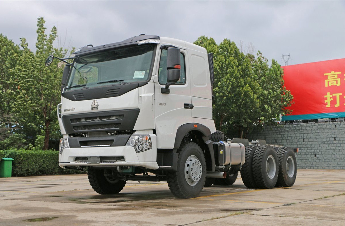 Camión Howo 2023 Cabina plana con cama 6 * 4 Howo A7 Chasis Euro 4 Emisión 420HP