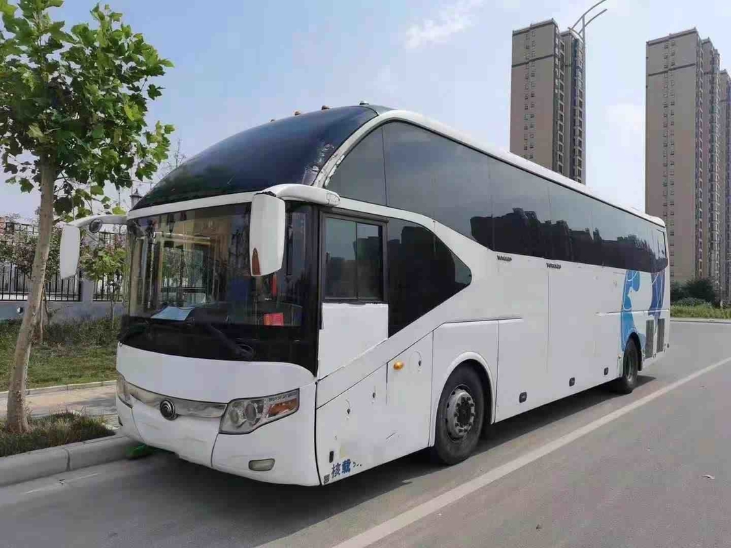 Autobús de pasajeros de segunda mano Yutong Zk6122 Gran capacidad equipaje Motor Weichai 336hp A/C