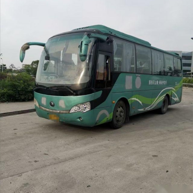 ZK6938H9 Autobuses usados azules de Yutong 39 asientos Autobús de viaje usados 2010 Año Gran rendimiento