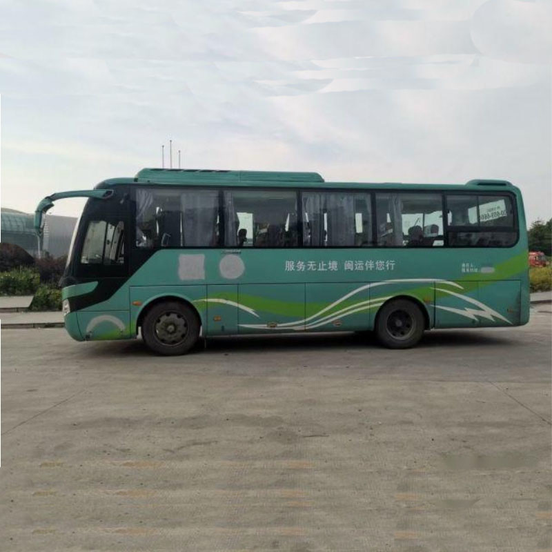 ZK6938H9 Autobuses usados azules de Yutong 39 asientos Autobús de viaje usados 2010 Año Gran rendimiento