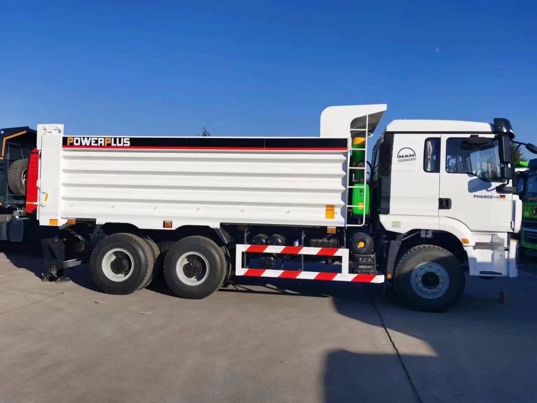 Camiones de tiradores usados Shacman E3 camión de descarga 2024 año Cummins motor 385hp Uso en África