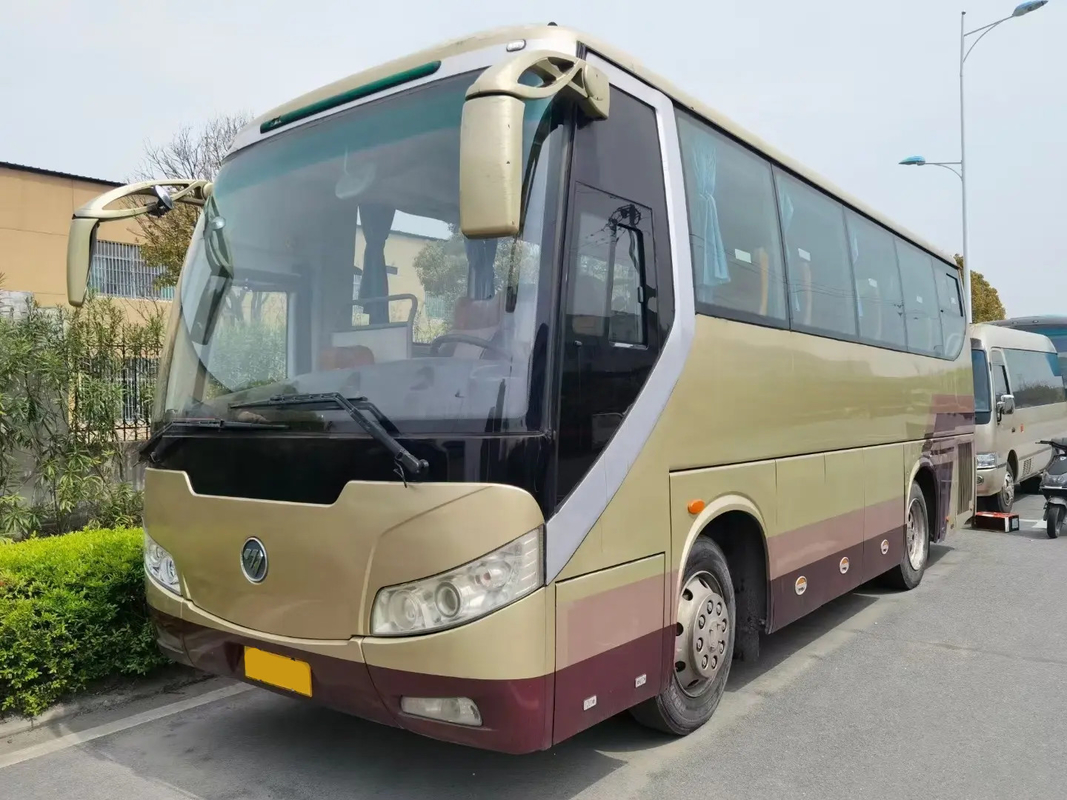 BJ6800 Autobús diésel con aire acondicionado de la marca Futian con conducción izquierda con gran espacio para el equipaje