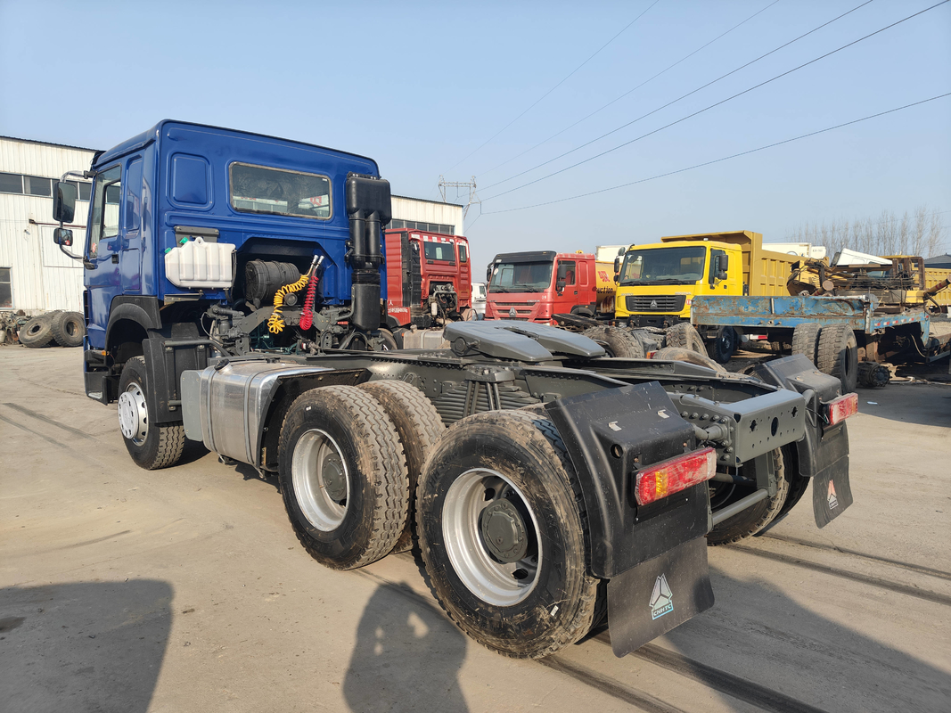 Usado 420 Howo camiones tractor 6*4 modo de conducción 12 ruedas cabeza de remolque Euro 3 uso en África