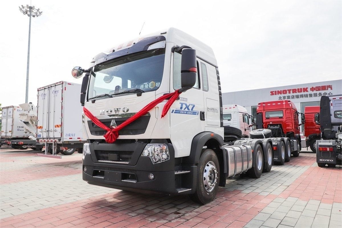 Howo camiones tractor 12Gear 6*4 diez llantas 460 CV 6 cilindros motor diesel de fila única Semi