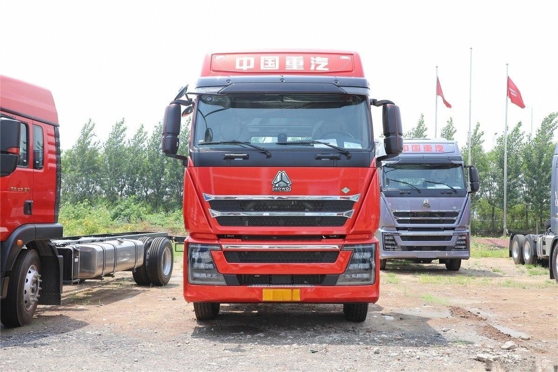 HOWO Camión pesado 530 caballos de fuerza 6X4 Nacional VI GNL Tractor Camión Sábana lateral Deflector de aire