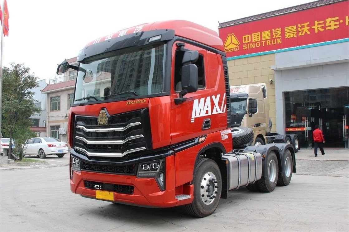 HOWO Max Camión pesado 480HP Techo alto 6X4 Diesel Manual 12 velocidades Nacional VI Tractor
