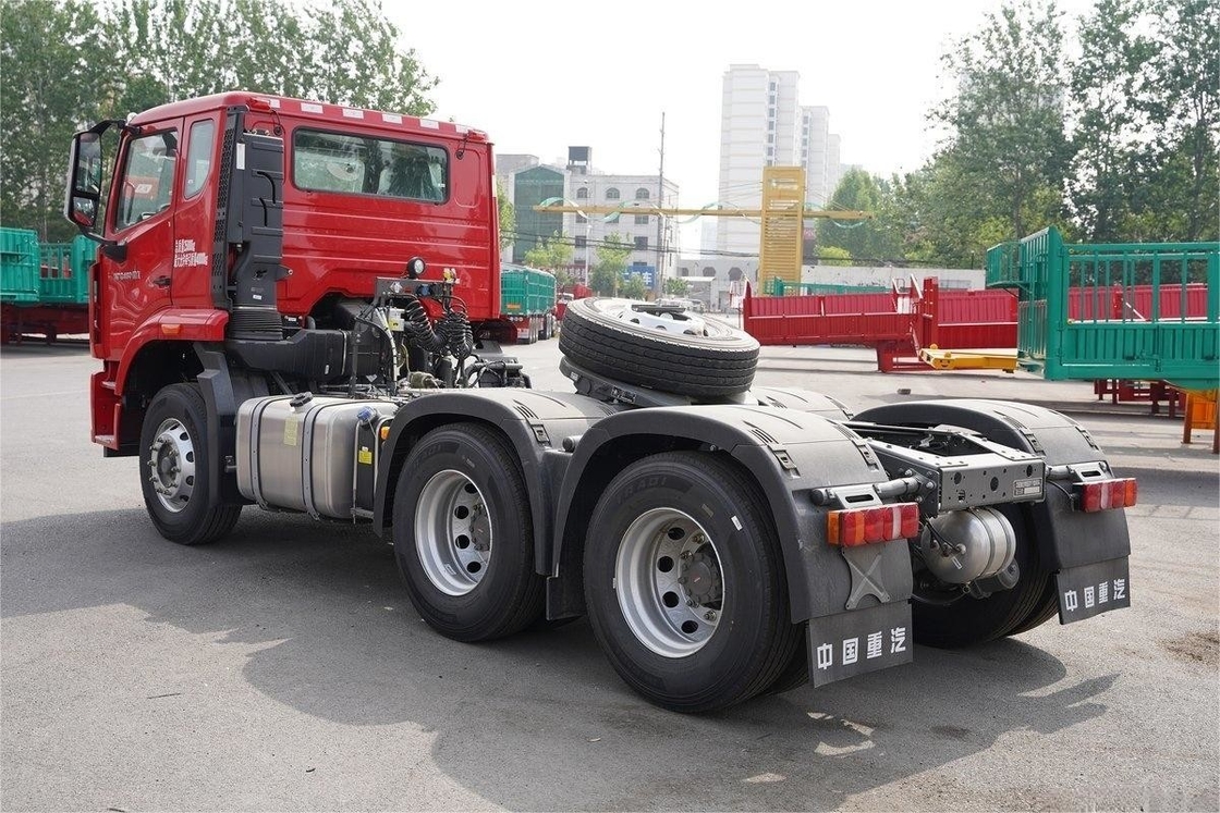 Sinotruk Howo N7G Camión pesado de una fila de medio asiento 460 CV 6X4 Diesel Tractor de 12 velocidades