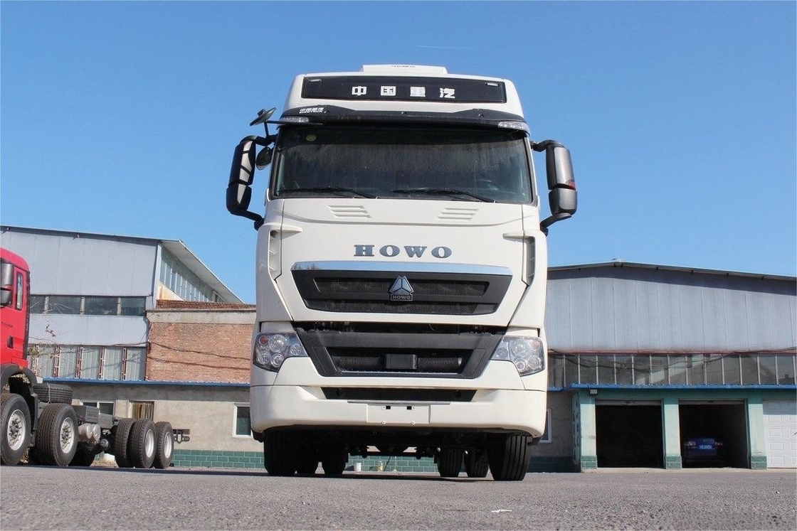 T7H HOWO Camión pesado, deflector de aire con aire acondicionado, 500 CV, tractor de un solo eje 4X2