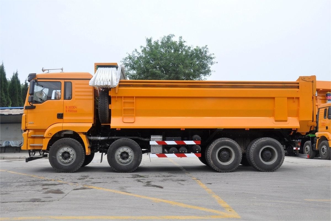 M3000 Modelo 8x4 350HP 16.1T 9.8m Shacman camión pesado plegable de lonas de carga