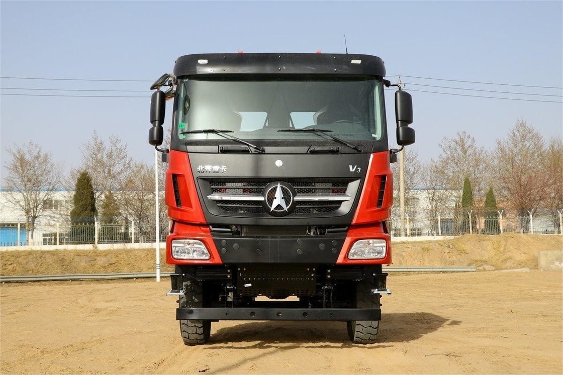 Camión pesado Beiben 550 CV 6X4 con cubiertas superiores múltiples ecológicas 6m Chasis de camión de descarga
