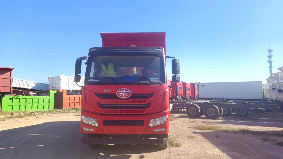 8*4 camiones de tirón usados para la venta 22cbm Capacidad cubo FAW V20 camión de descarga 340hp diesel