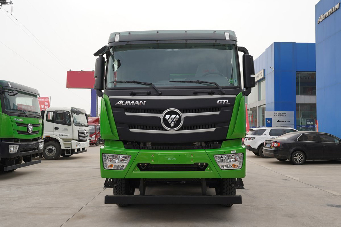 Foton Auman GTL camión de descarga 490HP 8X4 AMT 12 velocidades automático 6.8m trasero descarga 360 grados de imágenes