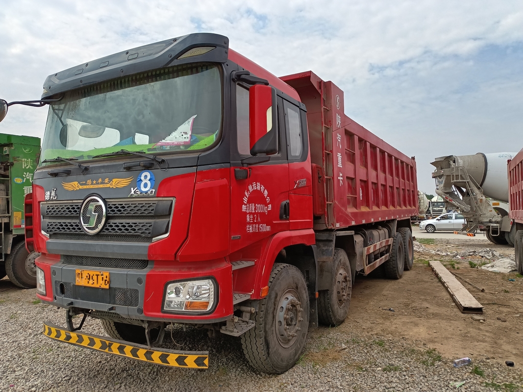 Jamaica camiones de basura en venta Shacman X3000 Tipper 2019 año 430hp Gran cubo 8 * 4 modo de conducción