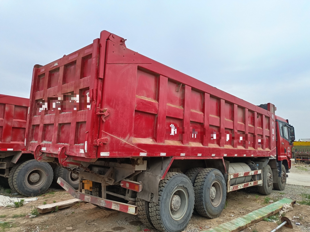 Jamaica camiones de basura en venta Shacman X3000 Tipper 2019 año 430hp Gran cubo 8 * 4 modo de conducción