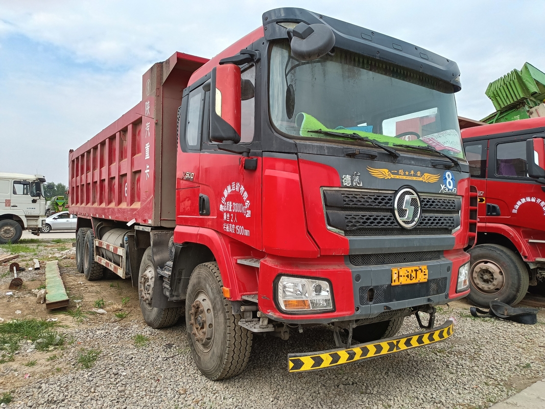 Jamaica camiones de basura en venta Shacman X3000 Tipper 2019 año 430hp Gran cubo 8 * 4 modo de conducción