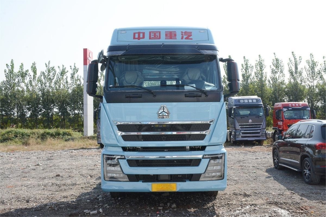 Howo Tractor Truck Nacional VI 6X4 AMT Automático trasero doble eje trasero ocho ruedas 570HP