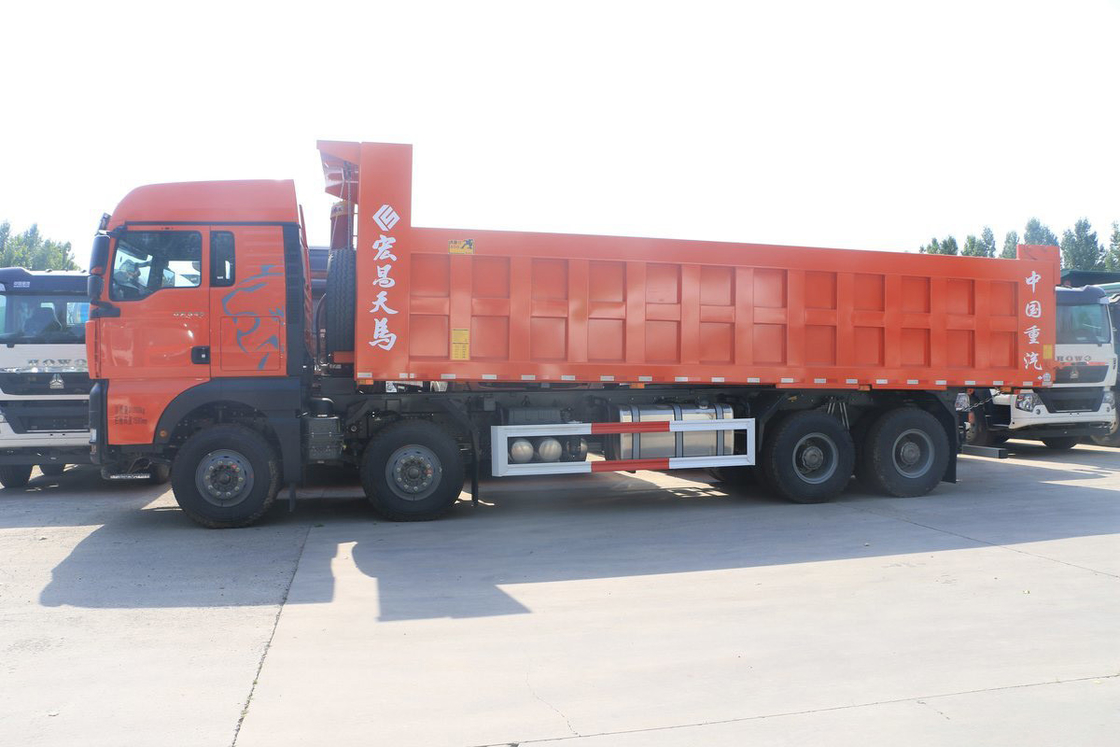 SITRAK G7H Modelo de buen aire acondicionado 540 CV 8X4 8.4m Sinotruk camión de descarga de red U-tipo de caja de carga