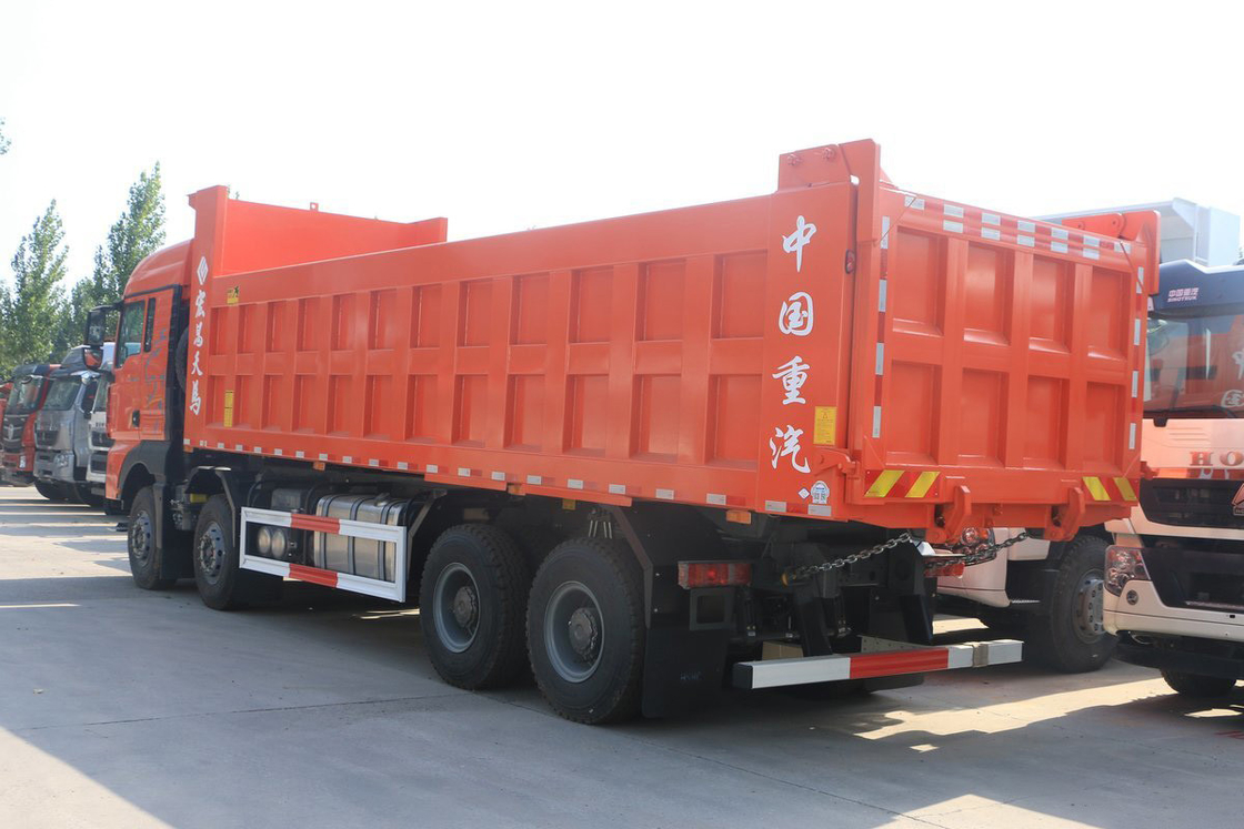 SITRAK G7H Modelo de buen aire acondicionado 540 CV 8X4 8.4m Sinotruk camión de descarga de red U-tipo de caja de carga