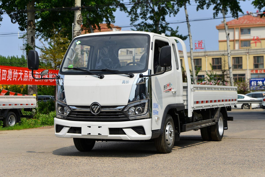 Camión ligero Foton Auman 2.0L 127HP CNG 3.94m Euro 6 5 marchas asientos de fila única caja de carga del portón trasero