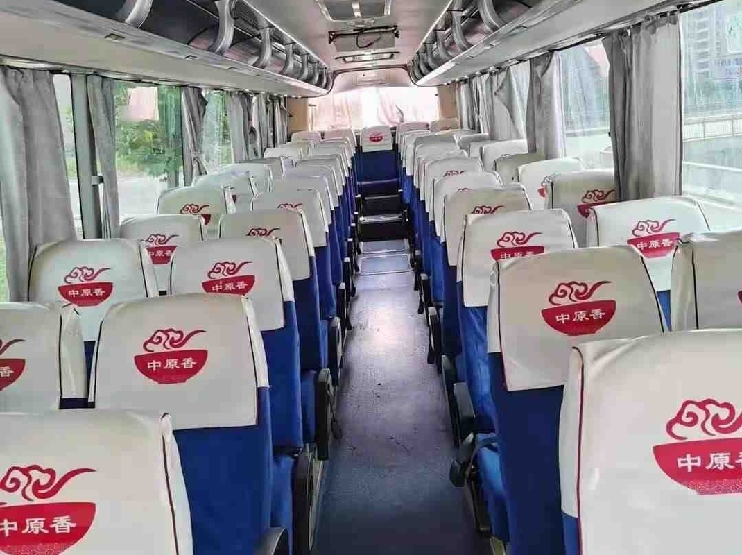Autobús de pasajeros de segunda mano Yutong Zk6122 Gran capacidad equipaje Motor Weichai 336hp A/C
