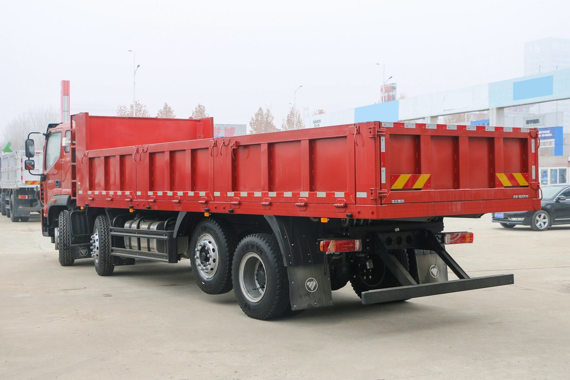 Ruiwo BJ3314 Donkey Kong ES7 Yuchai Motor 270 CV 8X2 10 velocidades Bolsa de aire con asiento absorbente de choques 7.2m Foton camión de descarga