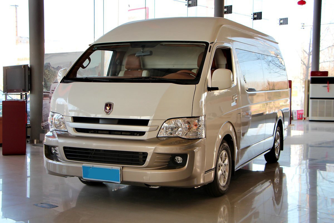 Usado Jinbei Hiace L 2020 de lujo gasolina RWD manual de 5 velocidades 139HP 2.4L camión comercial de 14 asientos