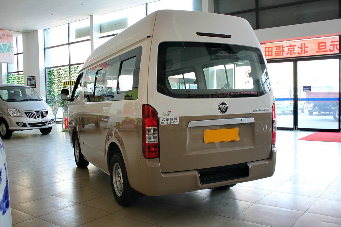 Autobús Foton Mini Usado 2022 Edición Comercial Manual de gasolina de 5 velocidades 160 CV 10 asientos Puerta deslizante derecha
