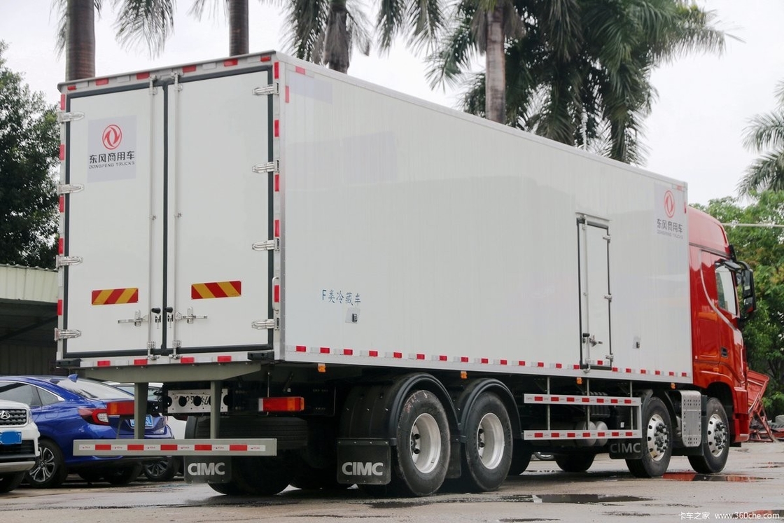 Dongfeng DFH5310 Diesel 14 Gear 465 HP Medio fila de techo alto 8X4 9.4m AMT camión refrigerado automático