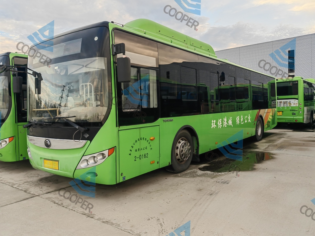 Autobús urbano usado de GNC Yutong eléctrico y híbrido de GNC 23 asientos 77 pasajeros Nigeria África Occidental