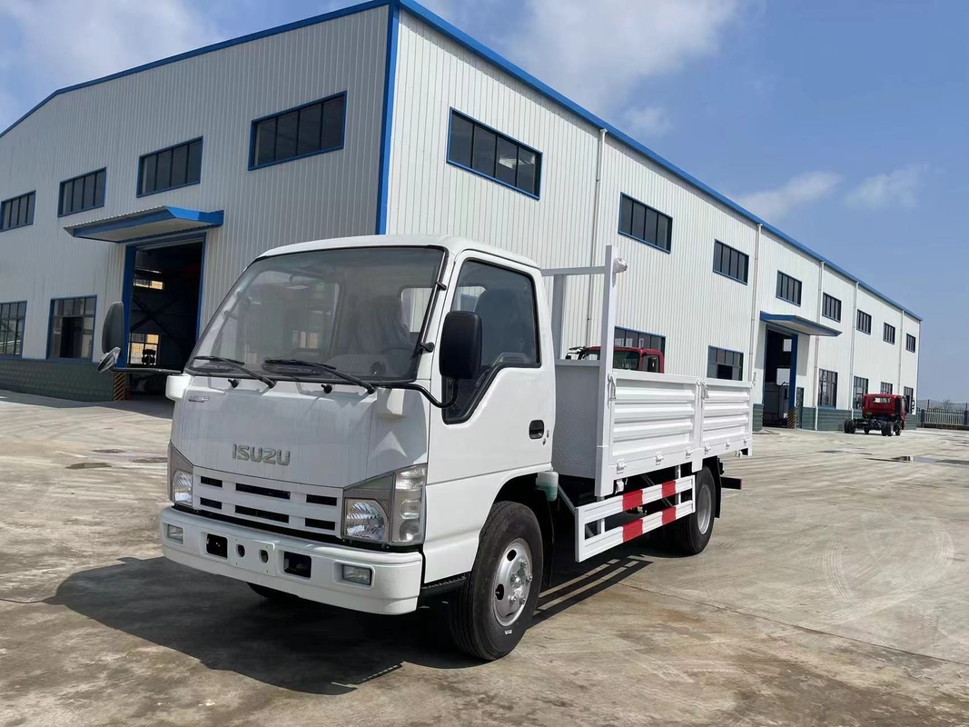 Camiones de carga 4x2 ISUZU Cabina única Euro 4 Emisión 100P Camión ligero 3,5 toneladas Doble neumático trasero