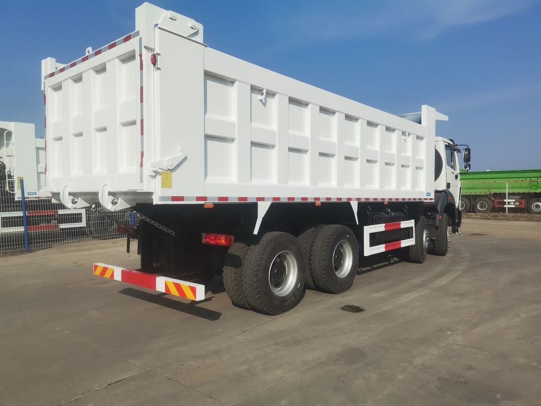 Nuevo camión de basura Beiben 8*4 de color blanco Weichai 380hp Turbocompresor Euro 2 uso en África