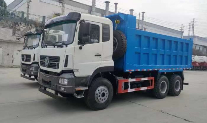 6x4 camión de basura carga 20-40 toneladas Dongfeng 10 neumáticos mano izquierda cabina de conducción con dormitorio