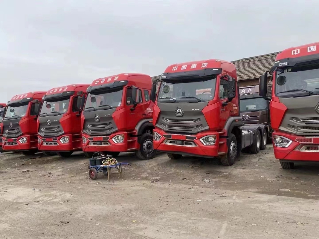 Unidades de camiones usados Sinotuck Hohan 6*4 modo de conducción 10 ruedas 460hp motor diesel LHD