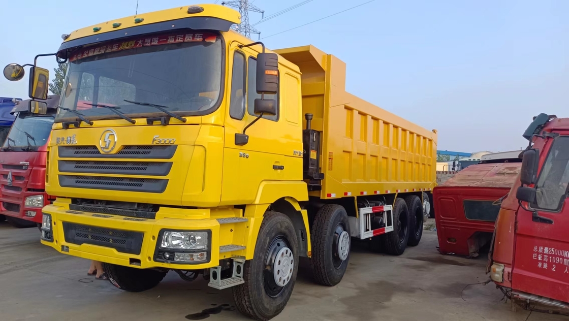 Camión de basura usado China F3000 Camión de tirador rentable Shacman 12 llantas 8 * 4 LHD Weichai 380 hp