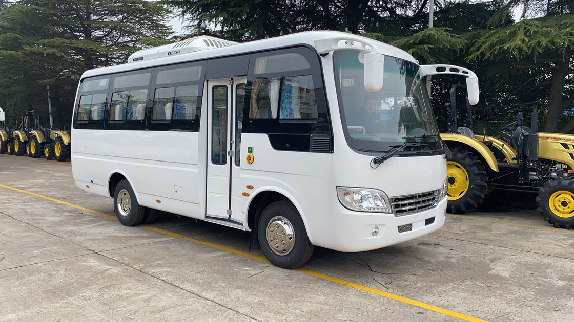 Coaster Mini Bus Yuchai Motor Mudan MD6668 25 asientos 2 + 2 asientos Diseño Nuevo aire acondicionado