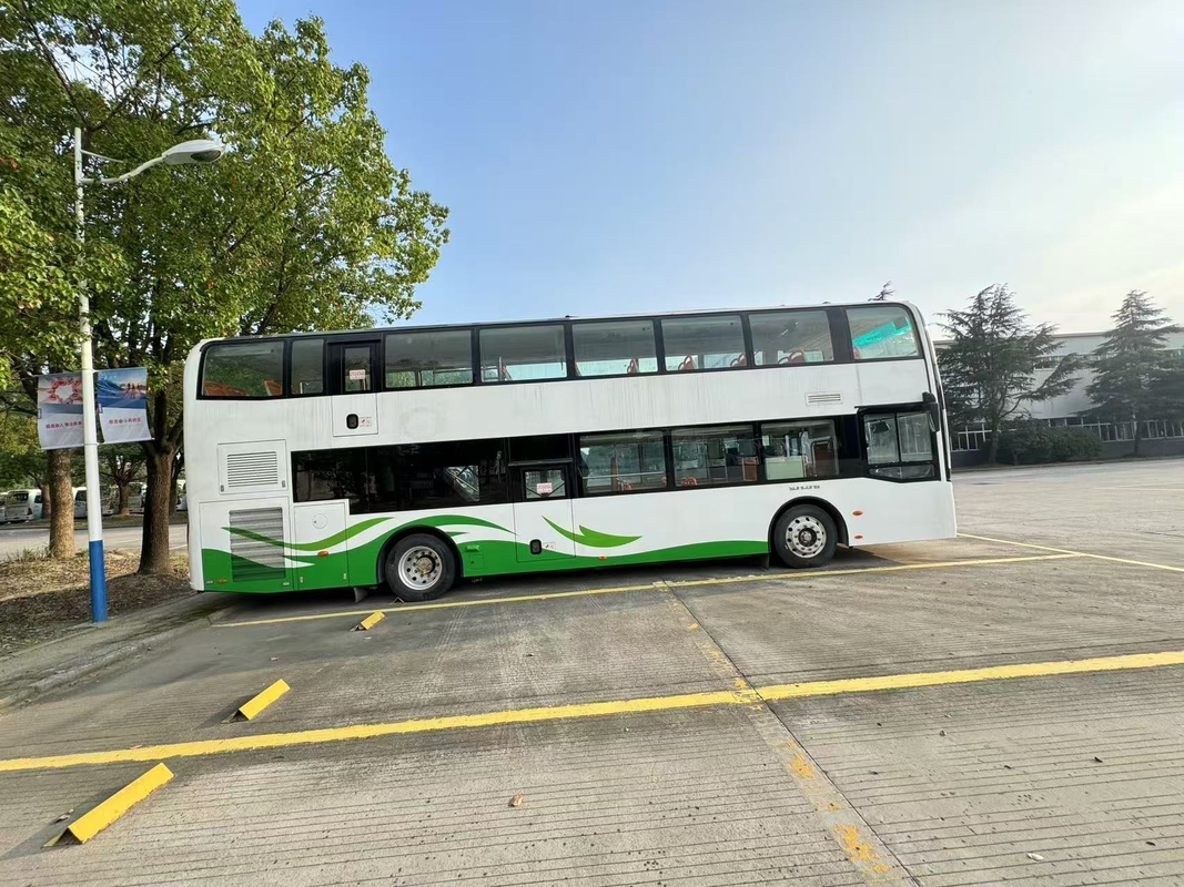 Autobús turístico usado de lujo de 37 asientos de doble piso RHD Weichai Motor Diesel Autobús Sunlong SLK6126