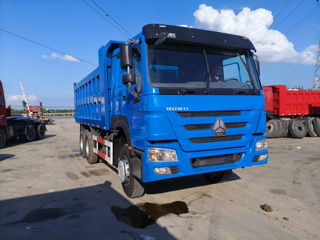 Camioneta de descarga de descarga 420HP Sinotruk Howo 6 * 4 Modo de conducción Leaf Spring Sands Transport LHD