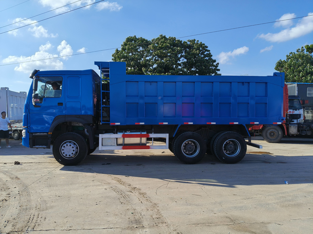 Camioneta de descarga de descarga 420HP Sinotruk Howo 6 * 4 Modo de conducción Leaf Spring Sands Transport LHD